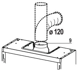 FRANKE FFI622GR - DUCTED VERSION AIR EXHAUST SYSTEM - 2
