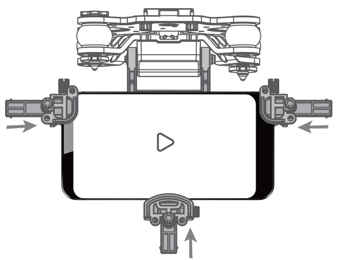 HUBSAN X4 PRO STANDARD (H109S) FPV RTF - INSTALL THE 1 AXIS GIMBAL WITH SMART PHONE CLIP - 2