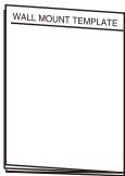 WALL MOUNT TEMPLATE