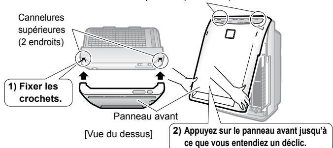 DAIKIN STREAMER AIR MC70L VM - Pose du panneau avant. - 1
