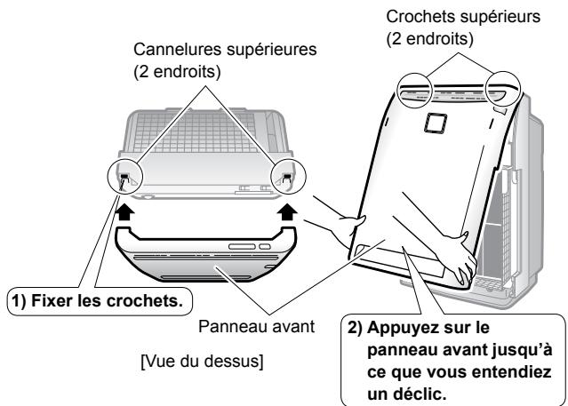 DAIKIN STREAMER AIR MC70L VM - Pose du panneau avant. - 1