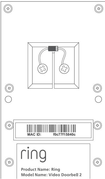 RING DOORBELL V2 - Installer la diode (facultatif) - 1