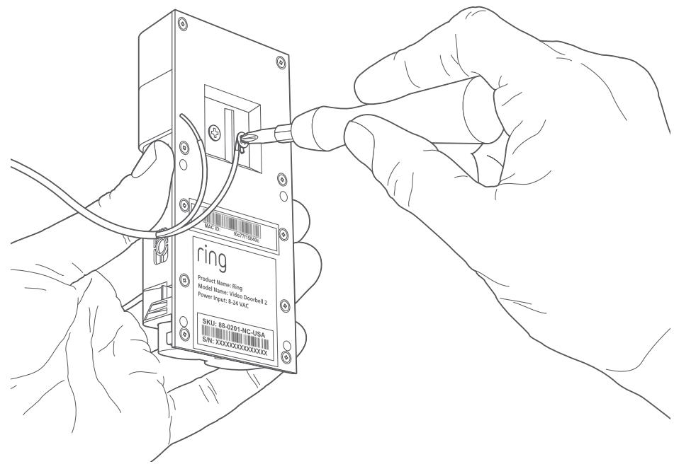 RING DOORBELL V2 - Branchez les fils (facultatif) - 1