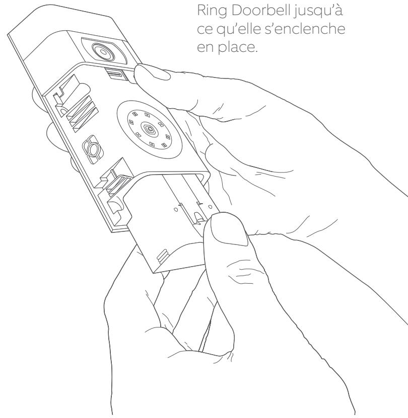 RING DOORBELL V2 - Insérez la batterie - 1