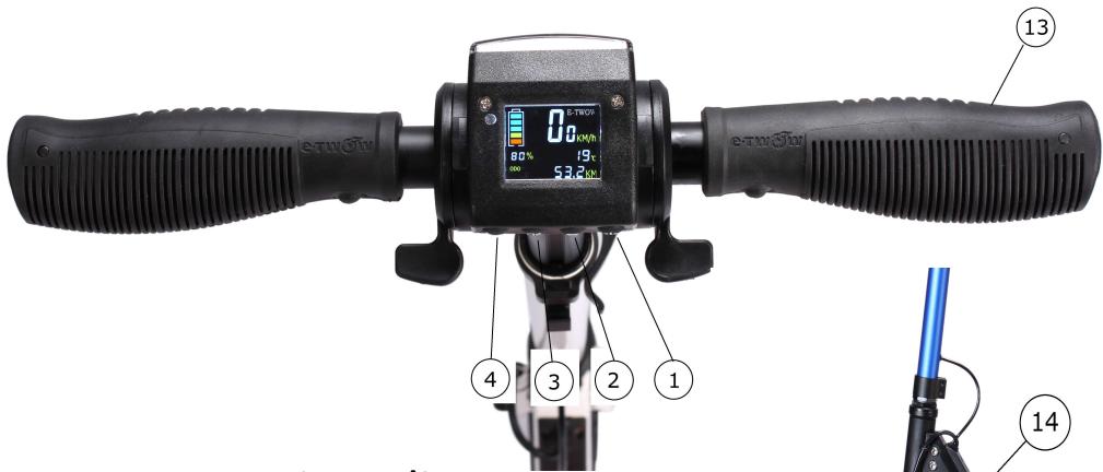 E-TWOW BOOSTER PLUS - Pièces principales - 3