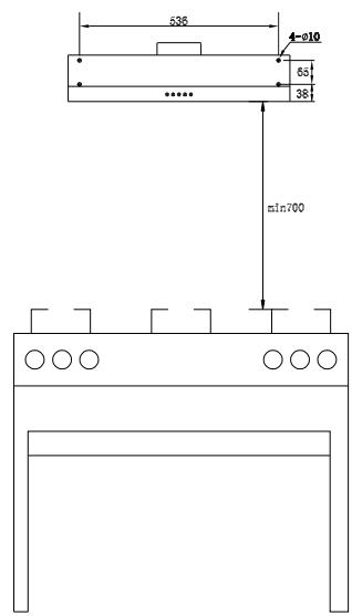 AIRLUX AHC 840 IX  -  AHC840IX - Fixation au mur - 1