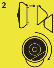 LOGITECH CIRCLE 2 WIRED - INSTRUÇÉS DE INSTALLação RÁPIDAS E FACES - 3