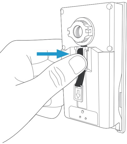 RING DOOR VIEW - Plug in the connector. - 1