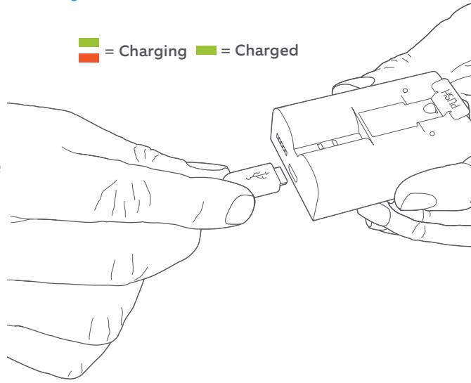 RING DOOR VIEW - Charge the provided battery. - 1