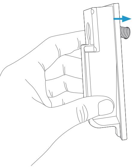 RING DOOR VIEW - Remove the rear cover. - 2