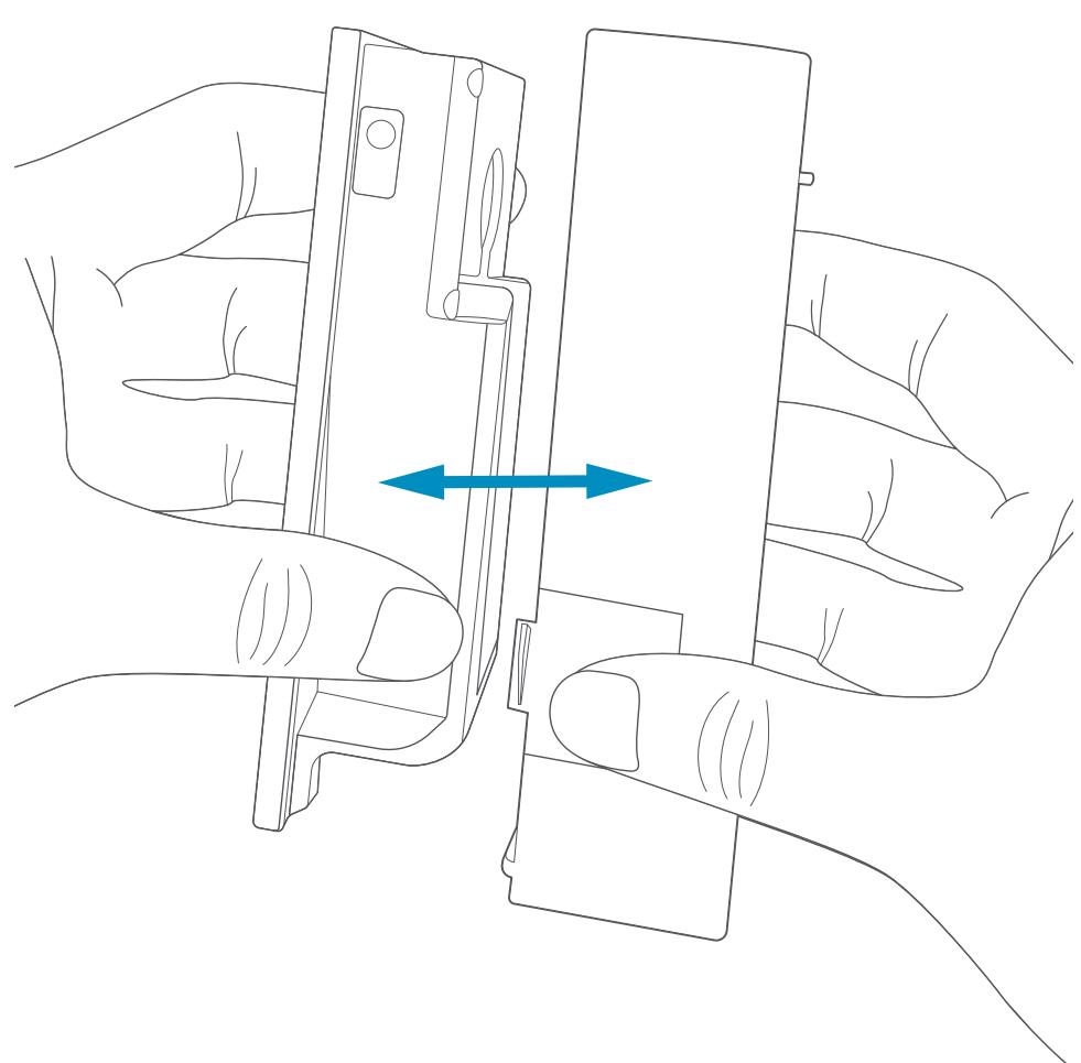 RING DOOR VIEW - Remove the rear cover. - 1