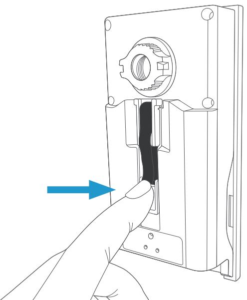 RING DOOR VIEW - Plug in the connector. - 2