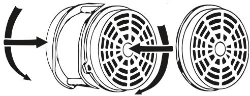AIRLUX AHWE87BK - REPLACING THE ACTIVATED CHARCOAL FILTER - 1