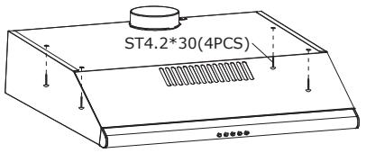 AIRLUX AHC65BK - A)Fixation au mur - 2