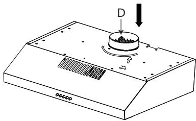 AIRLUX AHC65BK - En fonction du type d'installation choisi, il sera nécessaire ou non de changer la ou les lamelle(s) d'évacuation d'air. - 4