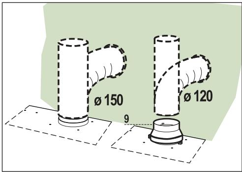 BEKO CTB6250W - Luchtuitlaat Afzuigversie - 1