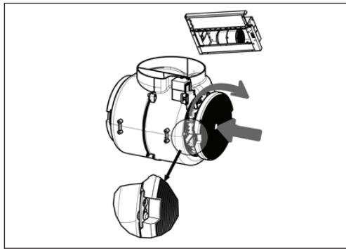 BEKO CTB6250W - Sustitudo de los filtros de carbón - 2