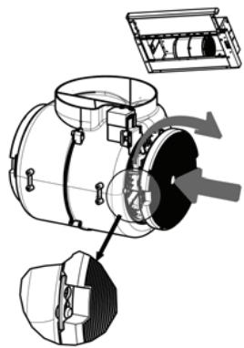 BEKO CTB6250W - Replacing Charcoal Filters - 2