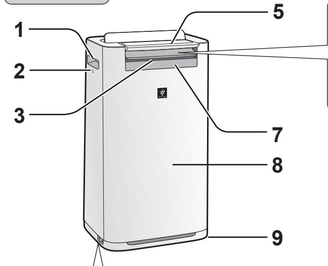 SHARP UA-HG50E-L - NOMES DAS PEÇAS - 1