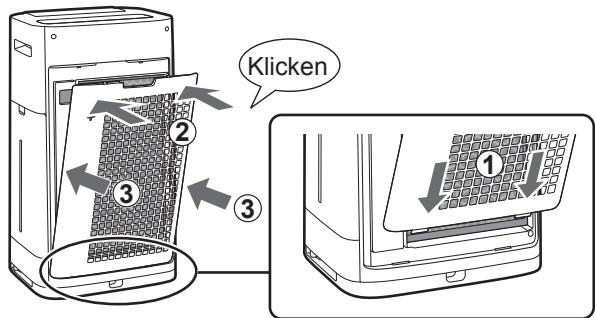 SHARP UA-HG50E-L - Einsetzen der hinteren Abdeckung. - 1