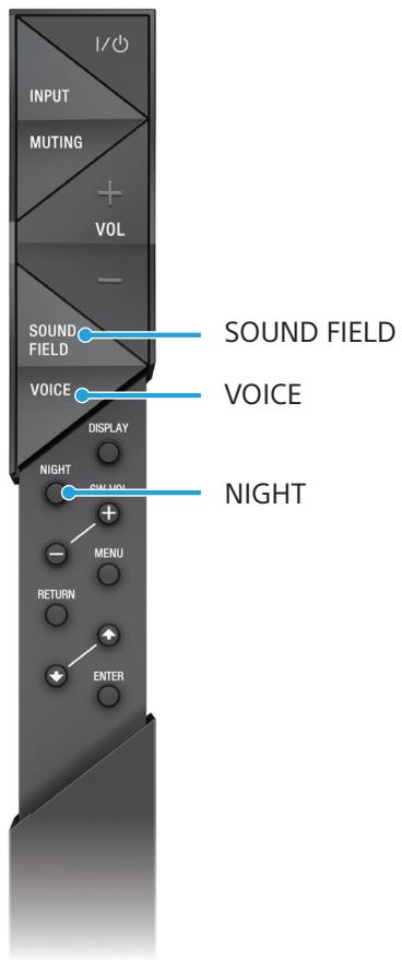 SONY HT-ST5000 - Enjoying the sound effects / Appreciation des effets sonores - 1