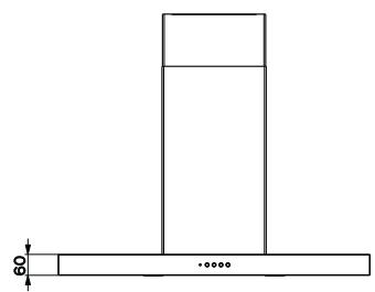 AIRLUX AHB1280IX - Encombrement - 1