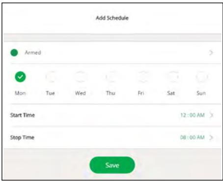 ARLO PRO VMS4530 - To add a schedule for a camera: - 2