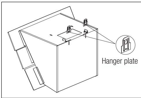 BEKO HCA62541W - Installing the hood onto the wall - 1