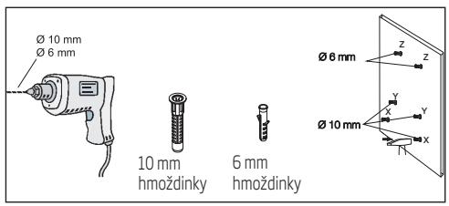 BEKO HCA62541W - Vrtání otvorù pro zavěšeni - 1