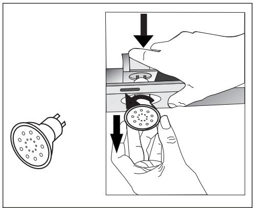 BEKO HCA62541W - Sustitución de las lámparas - 1