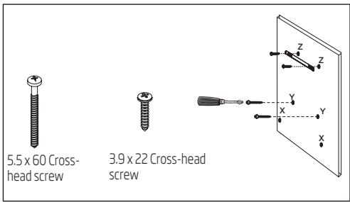 BEKO HCA62541W - Namestitev vijakov za nosilec - 1