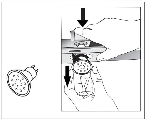BEKO HCA62541W - Replacing the lamps - 1