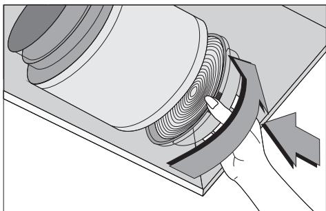 BEKO HCA62541W - Sostituzione del filtro di carbonio - 1