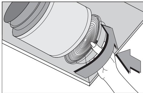 BEKO HCA62541W - Výměna uhlíkového filtru - 1