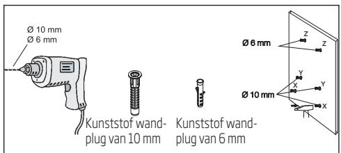 BEKO HCA62541W - Boren van gaten voor ophanging - 1