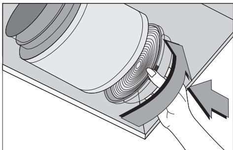 BEKO HCA62541W - Replacing the carbon filter - 1
