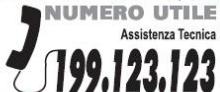 NUMERO UTILE Assistenza Tecnica 199.123.123