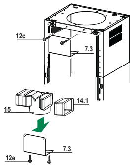 FRANKE FDF9156IXS - Luftaustritt bei der Filterversion - 1