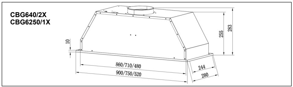 CANDY CBG625 - Prepare for installation: - 5