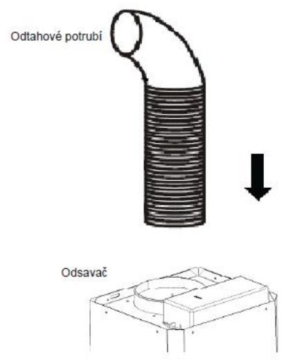CANDY CMB955X - Připevněte jegnocestný ventil k vystupu vzduchu odsavače. Poté - 1