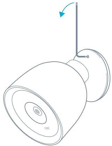 NEST NC1102 - Fixez la caméra - 1