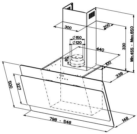 FABER COCKTAIL - Buitenafmetingen - 1