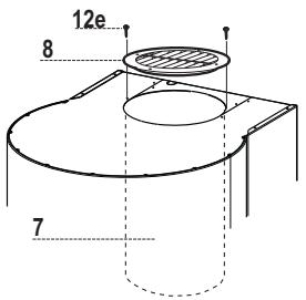 FABER ECLIPSE - Pliidikummi korpuse paigaldamine – retsirkulatsioniga version - 1