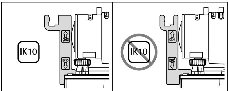 AXIS P1367-E - 如何定位镜头以满足IK10防护等级 - 2