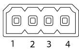 AXIS P1367-E - Informazioni sui connettori I/O - 1