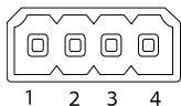 AXIS P1367-E - About I/O connectors - 1