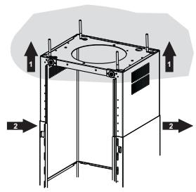 FRANKE FNE905XS - Fixing the Frame/Chimney - 2