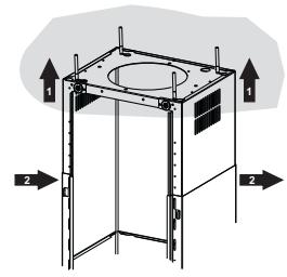 FRANKE FNE905XS - BOHREN DER DECKE/TRAGERPLATTE - 2