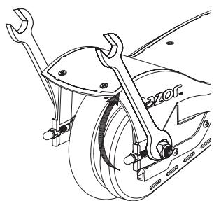 RAZOR E100 GLOW - Ajuste de la capena - 3