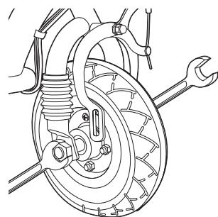 RAZOR E100 GLOW - □ Front Tire Replacement - 2